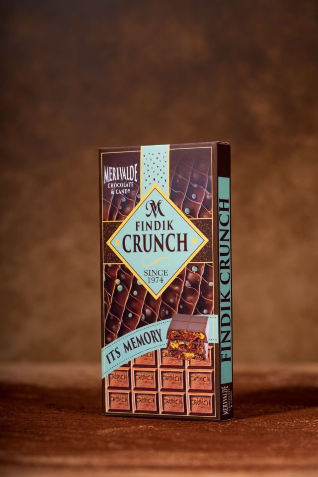 Merivalde Fındık Crunch 200 gr - Belçika Çikolatalı Çıtır Fındıklı Premium Lezzet