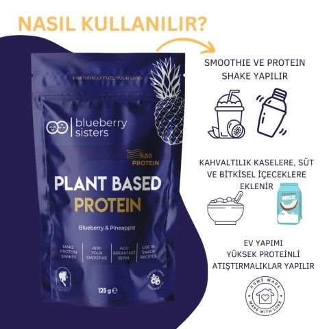 Yabanmersini, Ananaslı Bitkisel Protein 250 gr