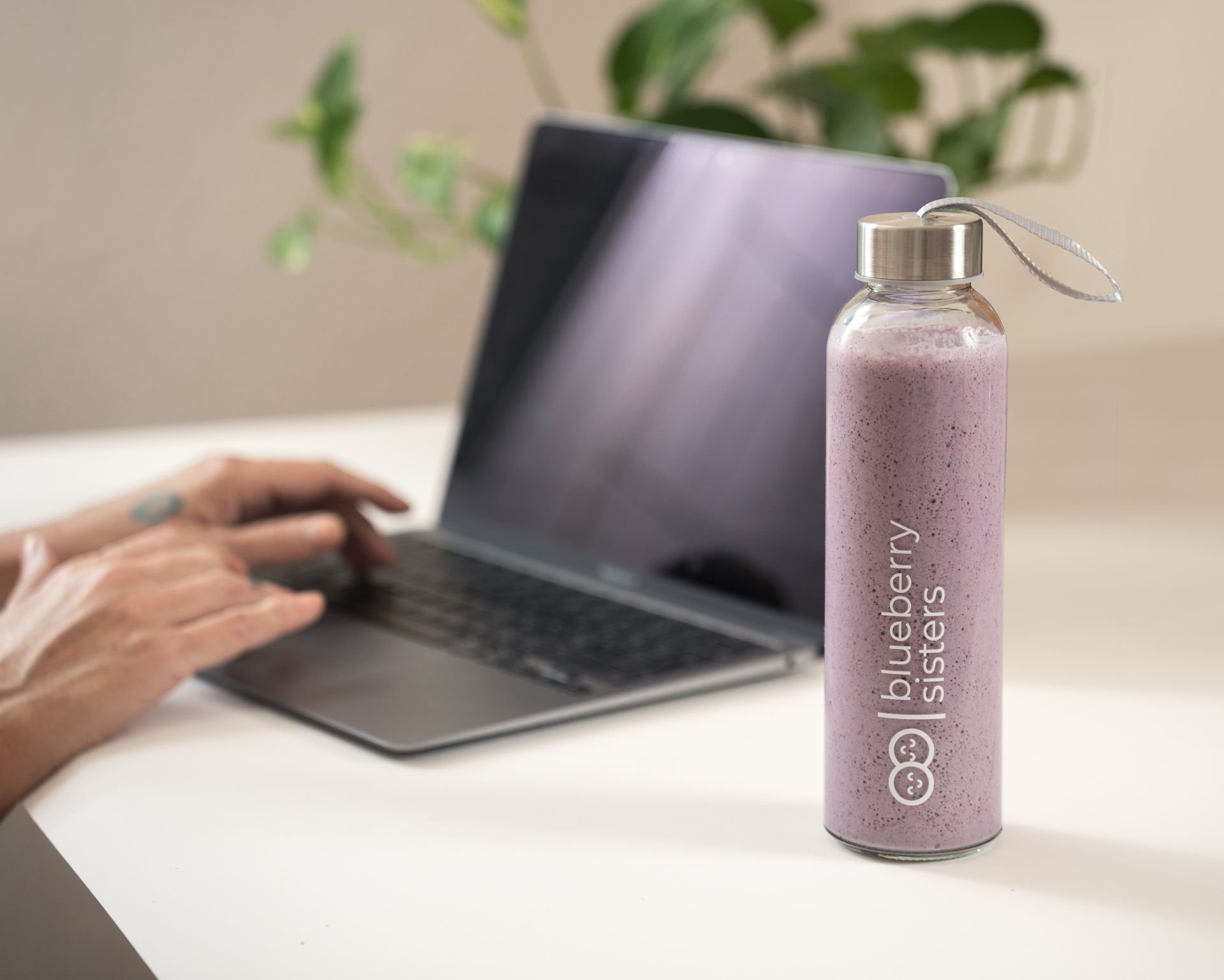 Logolu Cam Şişe - 500ml