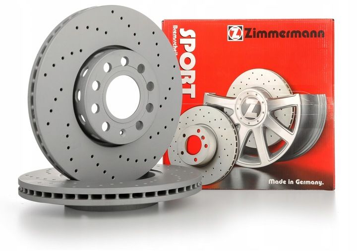 Zimmermann Volvo XC90 XC60 Ön Fren Diski Takım Delikli Sport 19inç 31400569