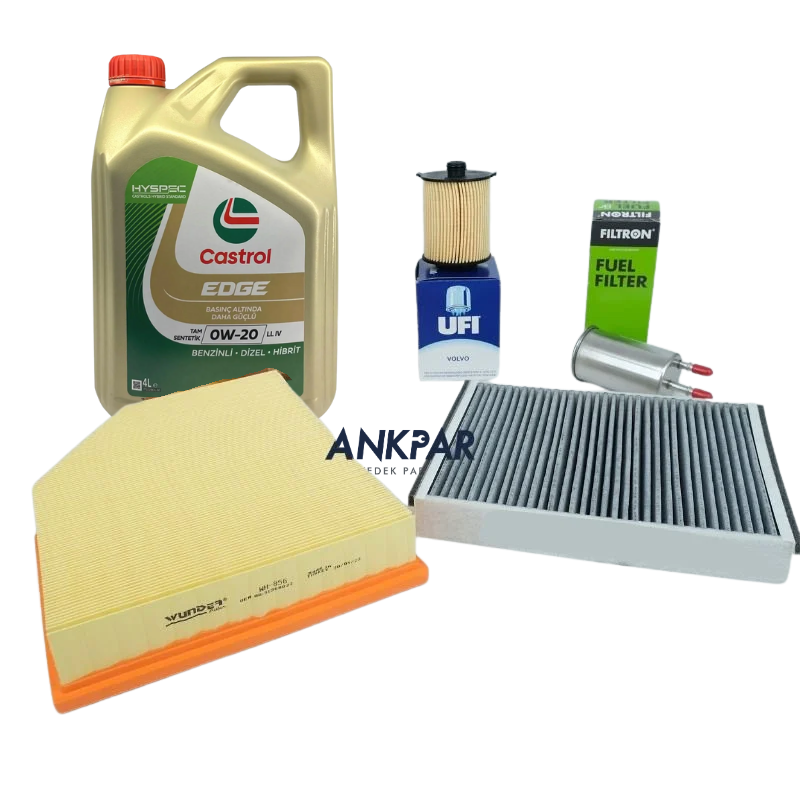 Volvo XC40 Yağ Filtre Bakım Seti T3 2018 - 2025