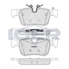 Icer Volvo S60 V60 XC60 S90 V90 Arka Fren Balatası 16inç 31665837