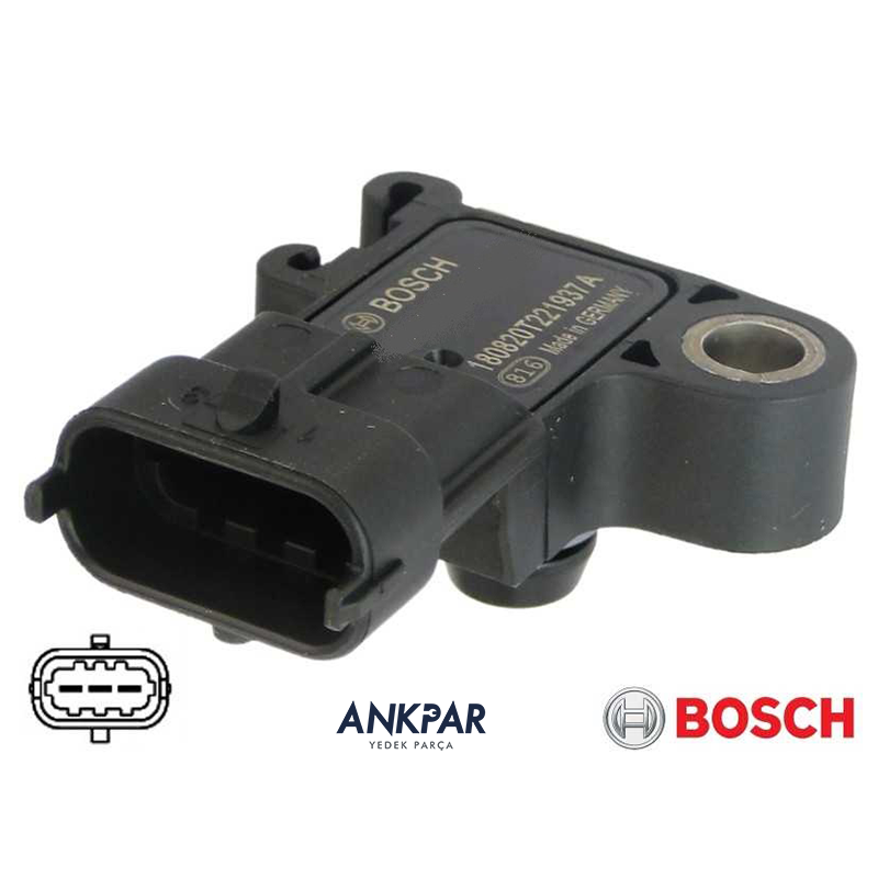 Volvo S60 S80 V40 V60 Xc60 Basınç Sensörü Emme Manifold 31316349