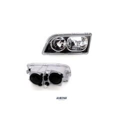 Tyc Volvo S40 V40 Ön Sağ Far Siyah Taban 2003-2004 30899879