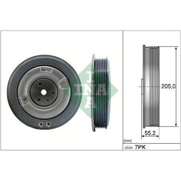 Volvo S60 S90 V60 V90 XC60 XC90 Krank Kasnağı B4 B5 32380012