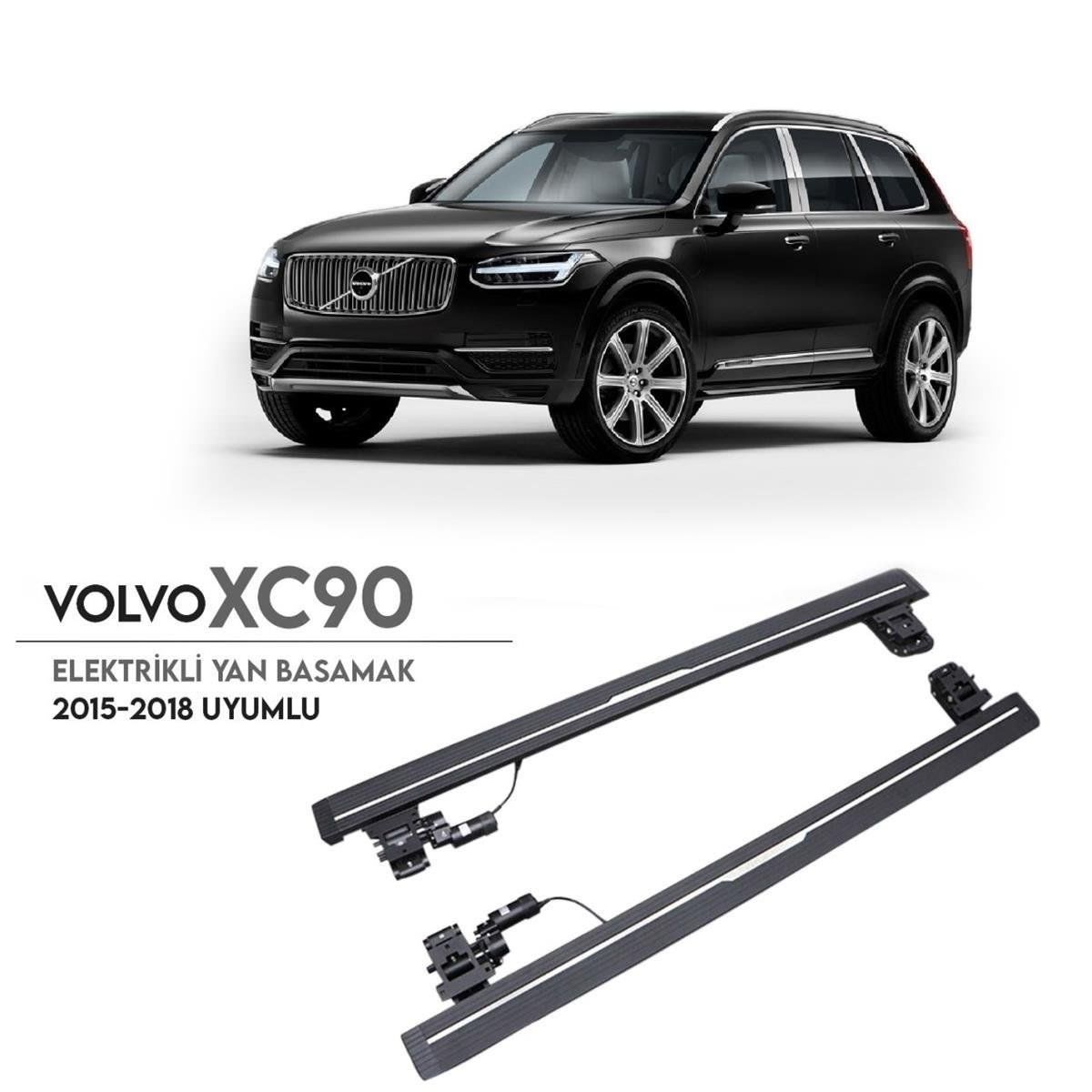 Volvo XC90 Yan Basamak Marşbiyel Takımı Elektrikli 2015 - 2019