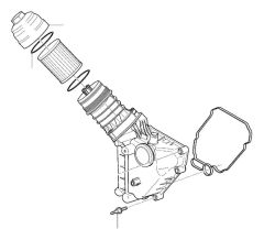 Volvo S60 S80 V60 XC60 Yağ Filtre Kütüğü Komple 30757730