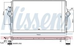 Nissens Volvo S60 V70 XC70 S80 Turbo Radyatörü Intercooler D5-T5-T6 31274554