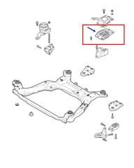 Volvo S60 S80 V60 V70 Motor Takozu Sol 31262710