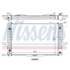 Nissens Volvo 850 S70 V70 C70 XC70 Su Radyatörü 8603770