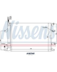 Nissens Volvo S60 S80 V70 XC70 Klima Radyatörü 30781281