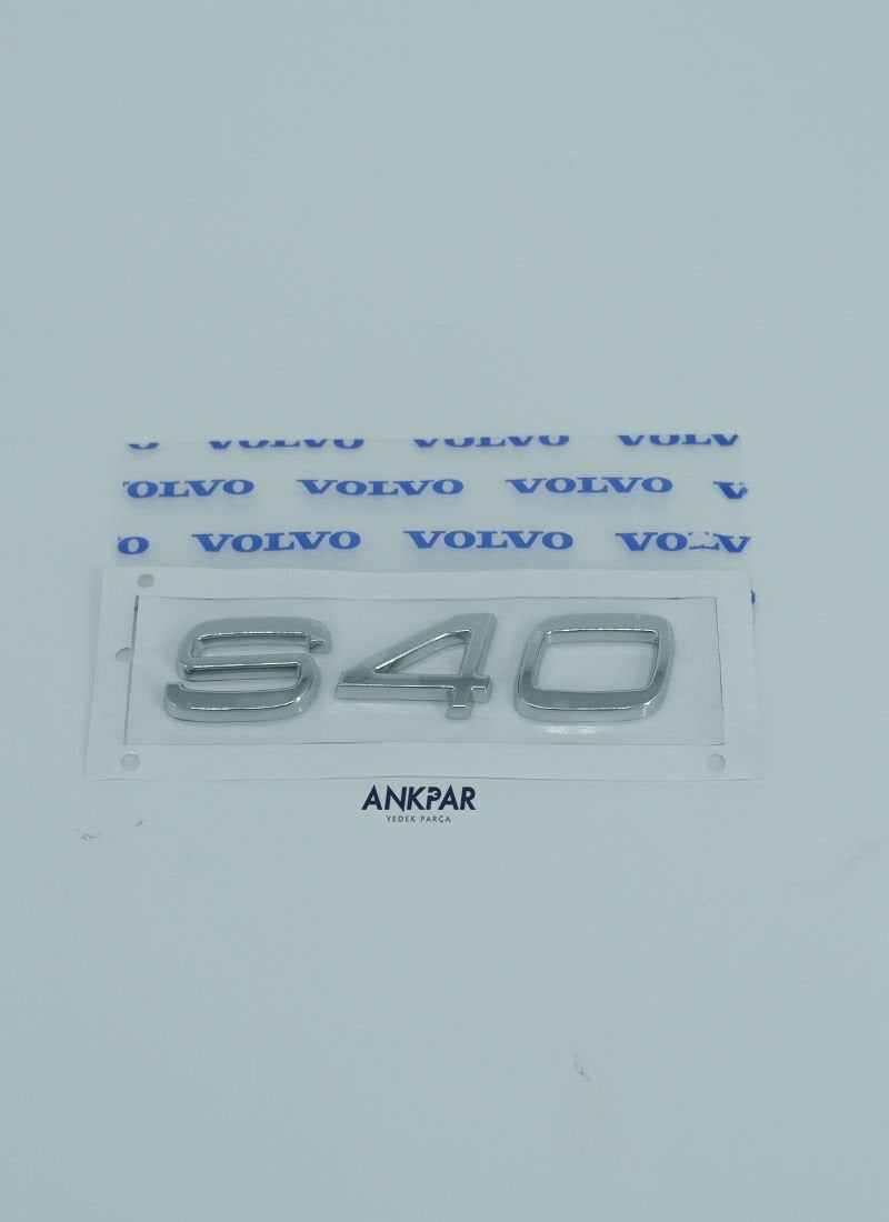 Volvo S40 Bagaj Yazısı