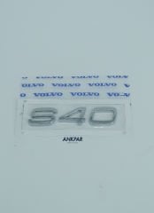 Volvo S40 Bagaj Yazısı