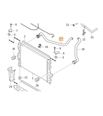 Gates Volvo S60 V60 S80 V70 Radyatör Üst Hortum D2 31338810
