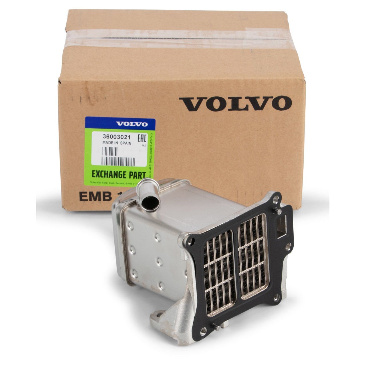 Volvo Orijinal S60 S80 S90 V40 V60 V70 XC70 V90 XC40 XC60 XC90 EGR Soğutucu 36003021