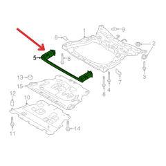 Volvo XC90 Ön Tampon Demiri Alt 2016 - 2024 32246763