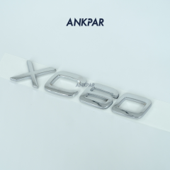 Volvo XC60 Krom Bagaj Yazısı Amblemi Logosu