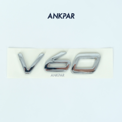 Volvo V60 Krom Bagaj Yazısı Amblemi Logosu
