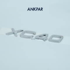 Volvo XC40 Krom Bagaj Yazısı Amblemi Logosu