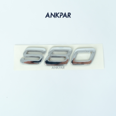 Volvo S80 Krom Bagaj Yazısı Amblemi Logosu