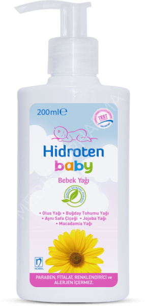 Nobel Hidroten Baby Bebek Yağı 200 ml