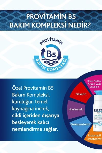 Bepanthol Derma Temel Nemlendirici Kuru Hassas Ciltler Losyon 400 ML