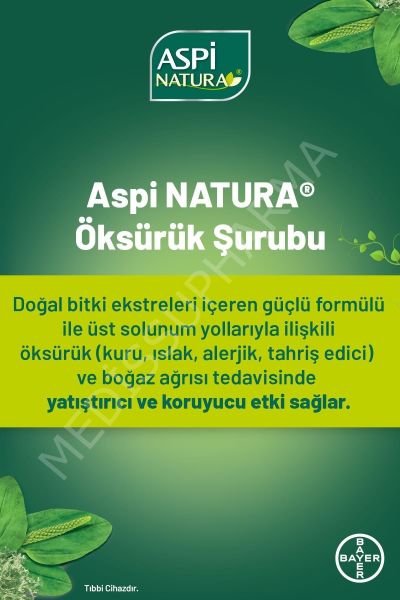 Aspi Natura Öksürük Şurubu 120 Ml