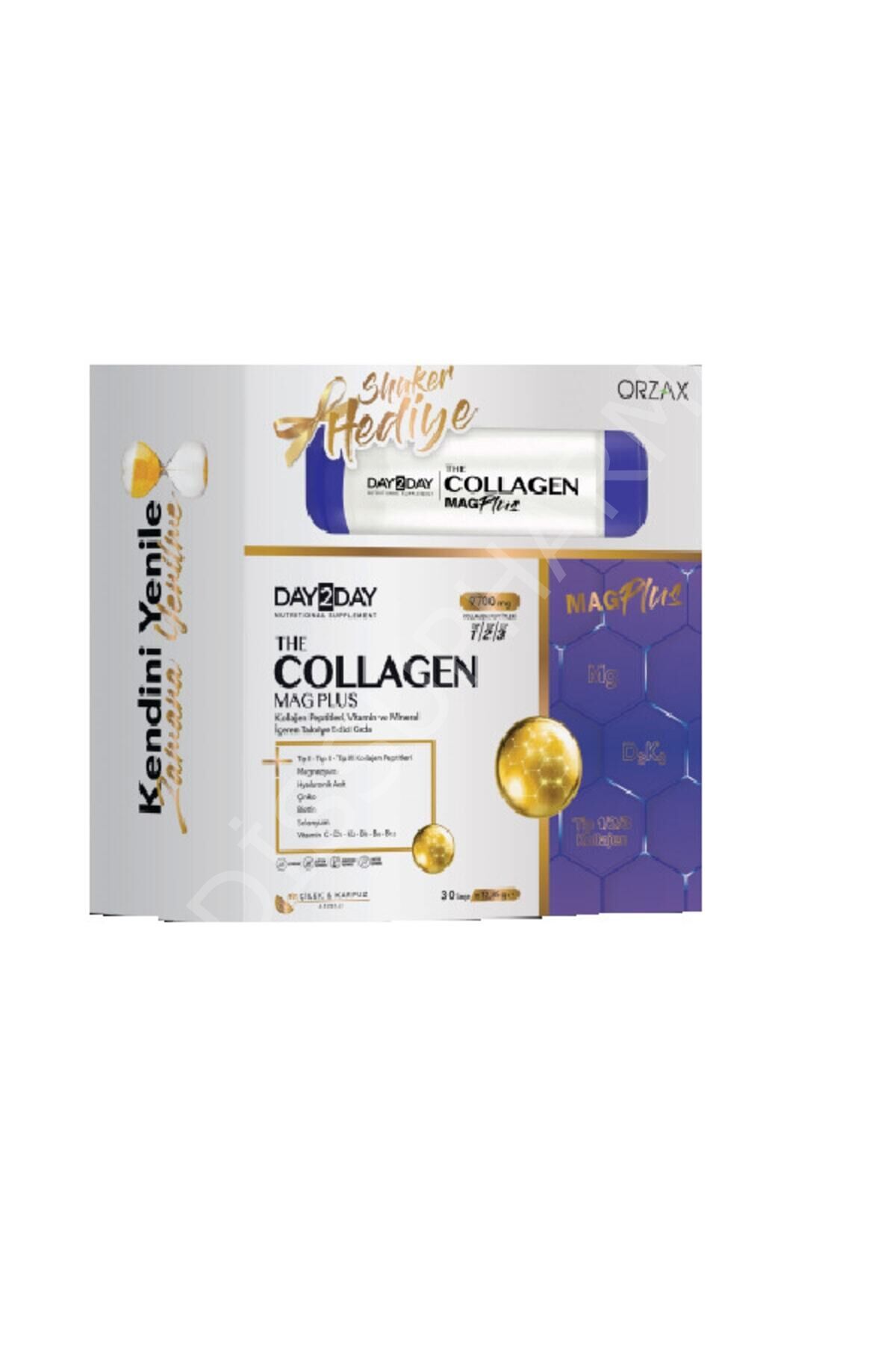 The Collagen Mag Plus 30 Saşe Shaker Hediye