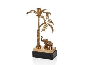 Elephant Palm Candlestick