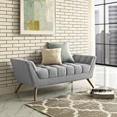 Anka Modern Bench & Puf