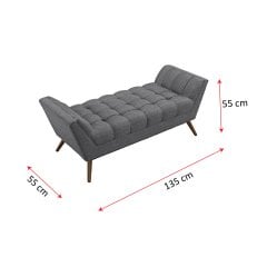 Anka Modern Bench & Puf