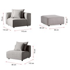 Hera Köşe Modüler Takımı - 5 Modül