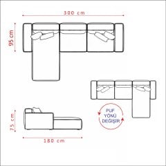 Soft Modern Köşe Takımı