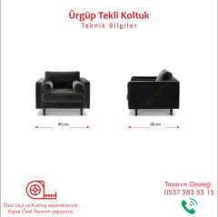 Ürgüp Tekli Koltuk Berjer Rahat Terapi Koltuğu