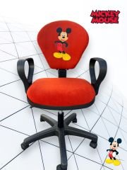 Mickey Mause Ofis Çalışma Koltuğu Döner Sandalye Çocuk Odası Ders Sandalyesi Yükseklik Ayarlı Koltuk
