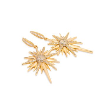 Gold Sallantılı Sirius Küpe