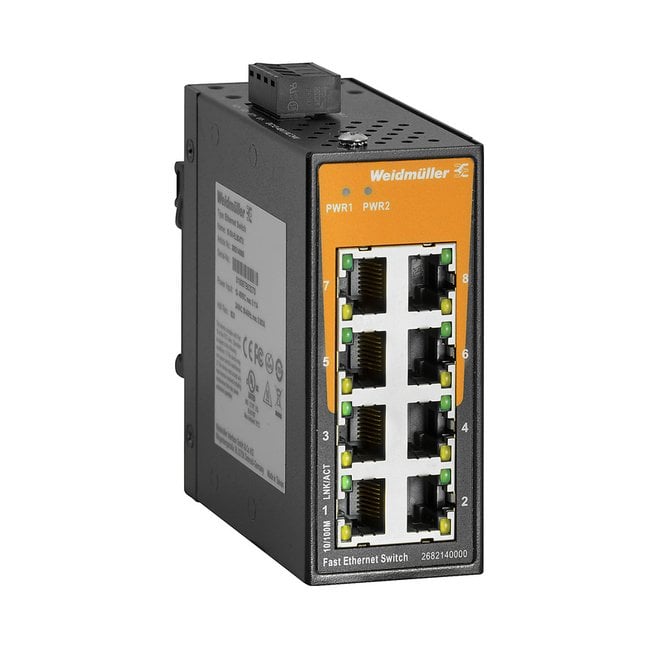 2682140000 - IE-SW-EL08-8TX WEIDMÜLLER Endüstriyel Ethernet Swici (8 li)