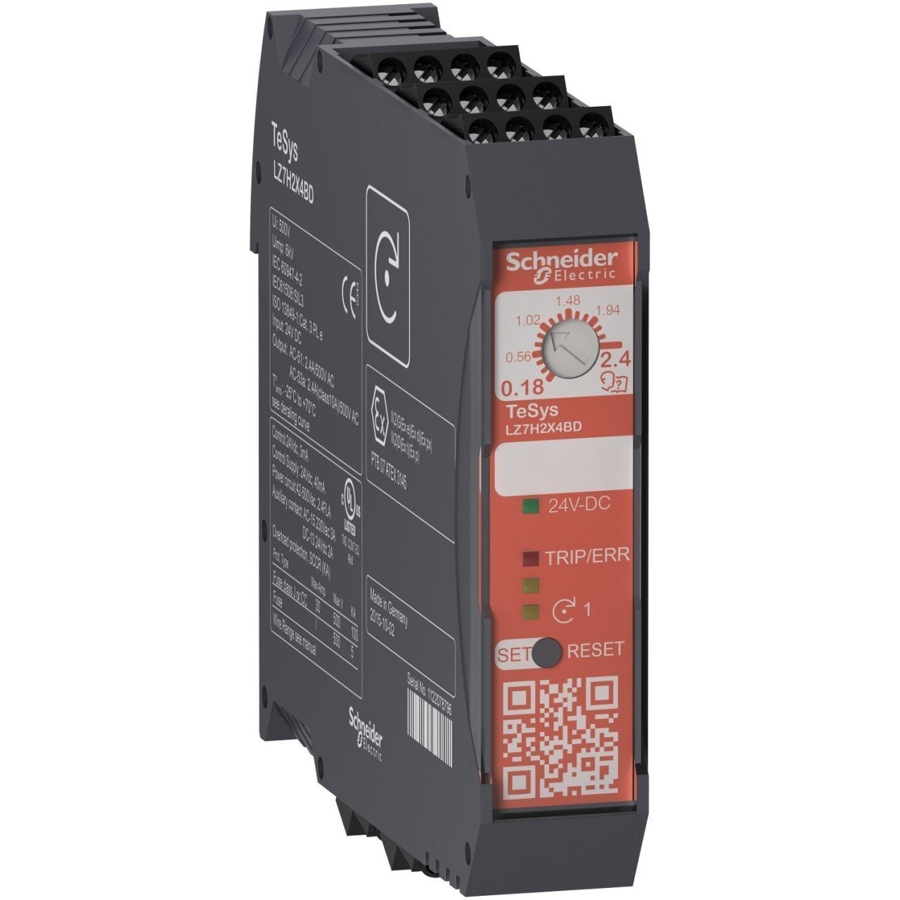 Schneider Elektrik  LZ7H2X4BD  Direkt Yolverici 0.75kW 24VDC Safe-Torque-Off