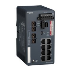 Schneider  Elektrik   MCSESM103F2CU0H-Modicon Managed Switch 8TX/2FX-MM-Harsh