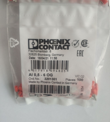 Phoenix Contact 3201301 AI 0,5 - 6 OG 0,5mm İzoleli Yüksük