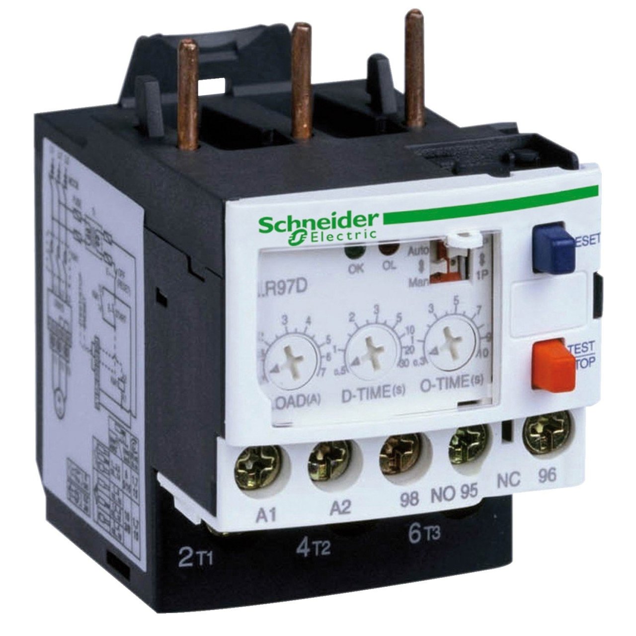 Schneider Elektrik  LR97D25F7  D Serisi  Elektronik Aşırı Akım Termik Röle 5-25A 110VAC