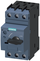 Siemens-3RV2011-1JA10-SIRIUS 3RV2 MOTOR KORUMA ŞALTERİ; TERMİK VE KISA DEVRE KORUMALI;  7-10A; 100kA ; BOY S00