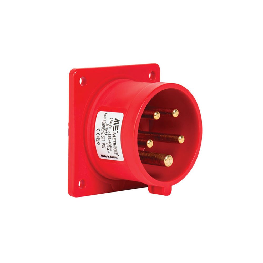 Mete- 406209V -  5x16A. IP44 MAKINE FİŞİ -DÜZ-(Vidalı Bağ.)