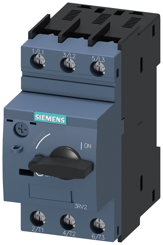 Siemens-3RV2021-4DA10-SIRIUS 3RV2 MOTOR KORUMA ŞALTERİ; TERMİK VE KISA DEVRE KORUMALI;  20-25A; 55kA ; BOY S0