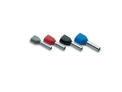 PKT508-BULK - CEMBRE ÇİFT UÇ KOL BOYUTU 2X0.5mm BEYAZ HALOJENSİZ POLİPROPİLEN YALITIMLI P=8mm