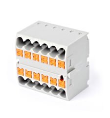 MOLWEX -171 040-PMIT15-12x2.5-GY DAĞITICI ÜNİTE Push-in bağlantılı dağıtıcı ünite blok, 12*2.5mm², Gri
