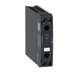 Schneider Elektrik  SSD1A335BDC1 - Harmony, Solid state relay, 35A, DIN rail mount, zero voltage switching, input 4...32 V DC, output 48...600 V AC