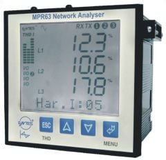 Entes  MPR-63-42  LCD Şebeke Analizörü (2 Dijital Giriş, 2 Analog Çıkış 0/4-20 mA, 2 Röle Çıkışı) - M1395