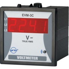 Entes  EVM-3C-72 Alarm Kontaklı Dijital Voltmetre - M0024