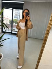 Camel Palazzo pant